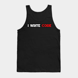 I write code Tank Top